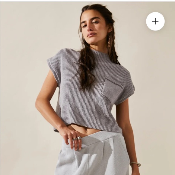 FREE PEOPLE BEACH Freya Cotton Knit Sweater Top - Picture 2 of 8